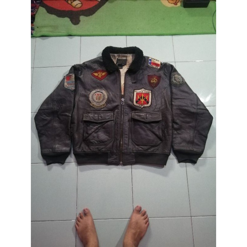 Jaket Kulit Avirex Original Second