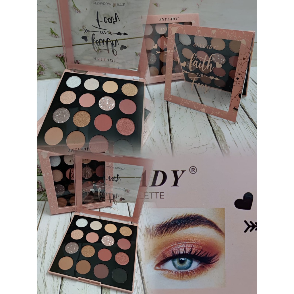 Eyeshadow Matte N Glither Anylady 900 16 color