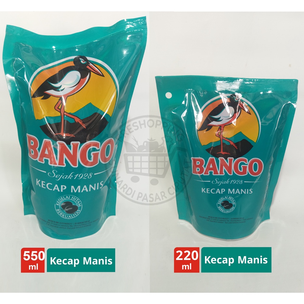 Bango Kecap Manis Refill 210ml &amp; 550ML