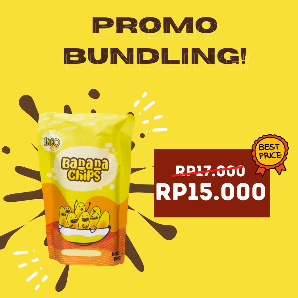 

PROMO BUNDLING Banana Chips | Keripik Pisang [INCOCHIPS ID]