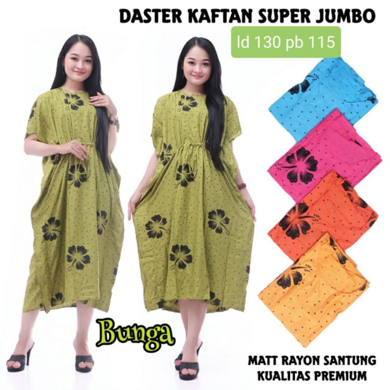 daster kaftan kalong lowo super jumbo ld 130 batik solo ecer murah