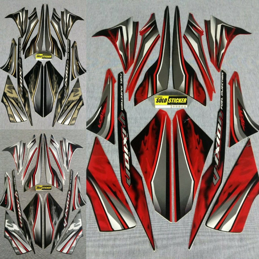 Bisa Cod Striping Sticker Motor Yamaha Vixion 2011 2012 Shopee