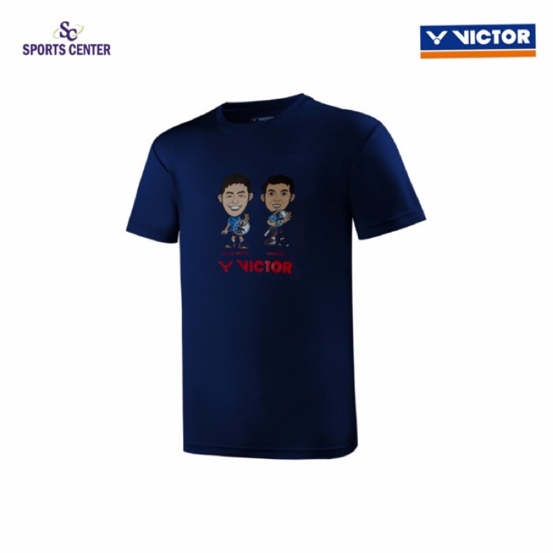 New Kaos / Jersey Victor Ahsan Hendra T 20032 / T-20032 / T20032 B Navy