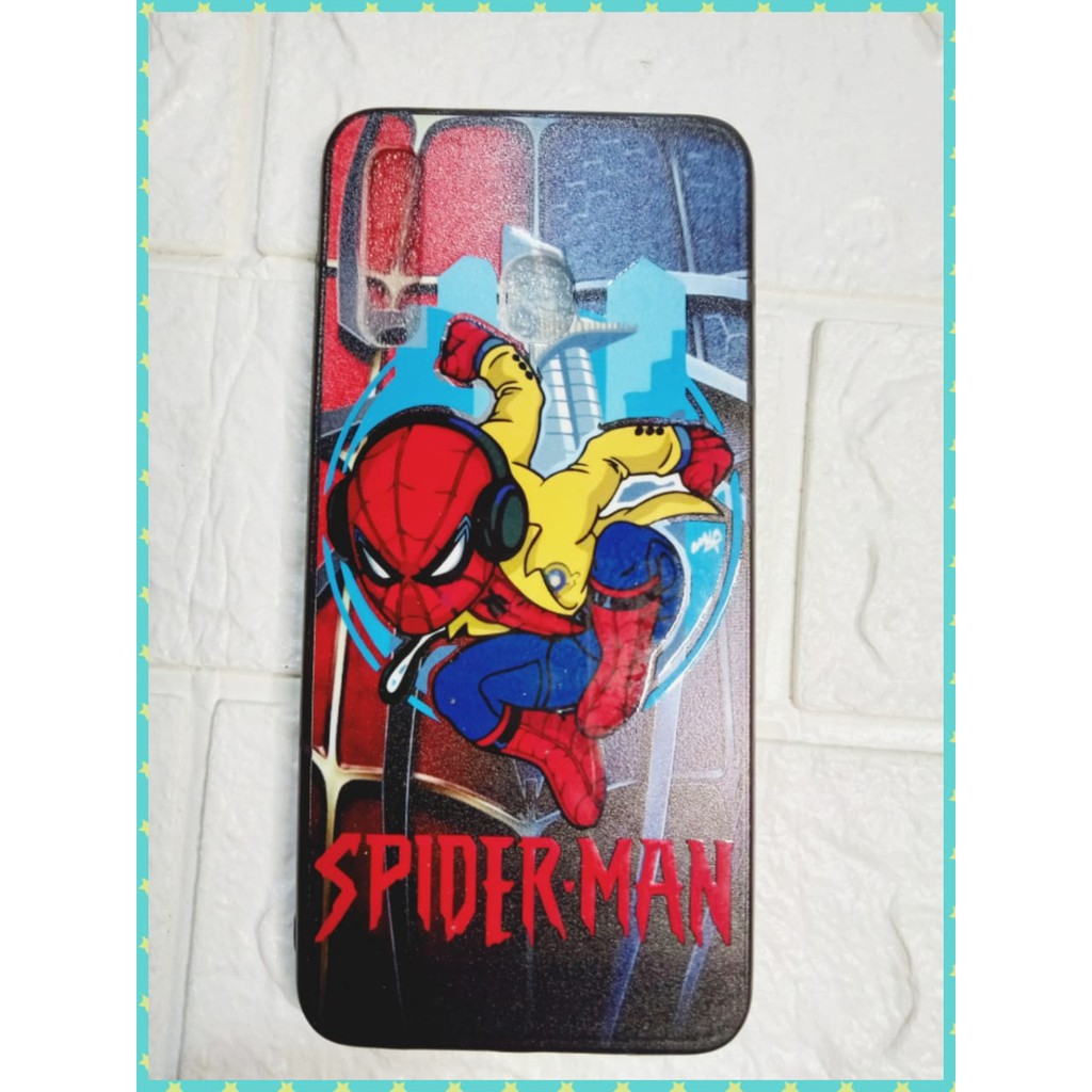 CASE SAMSUNG GALAKY A 20 MOTIF KARTUN  ROBOT SEPIDERMAN HULK IJO