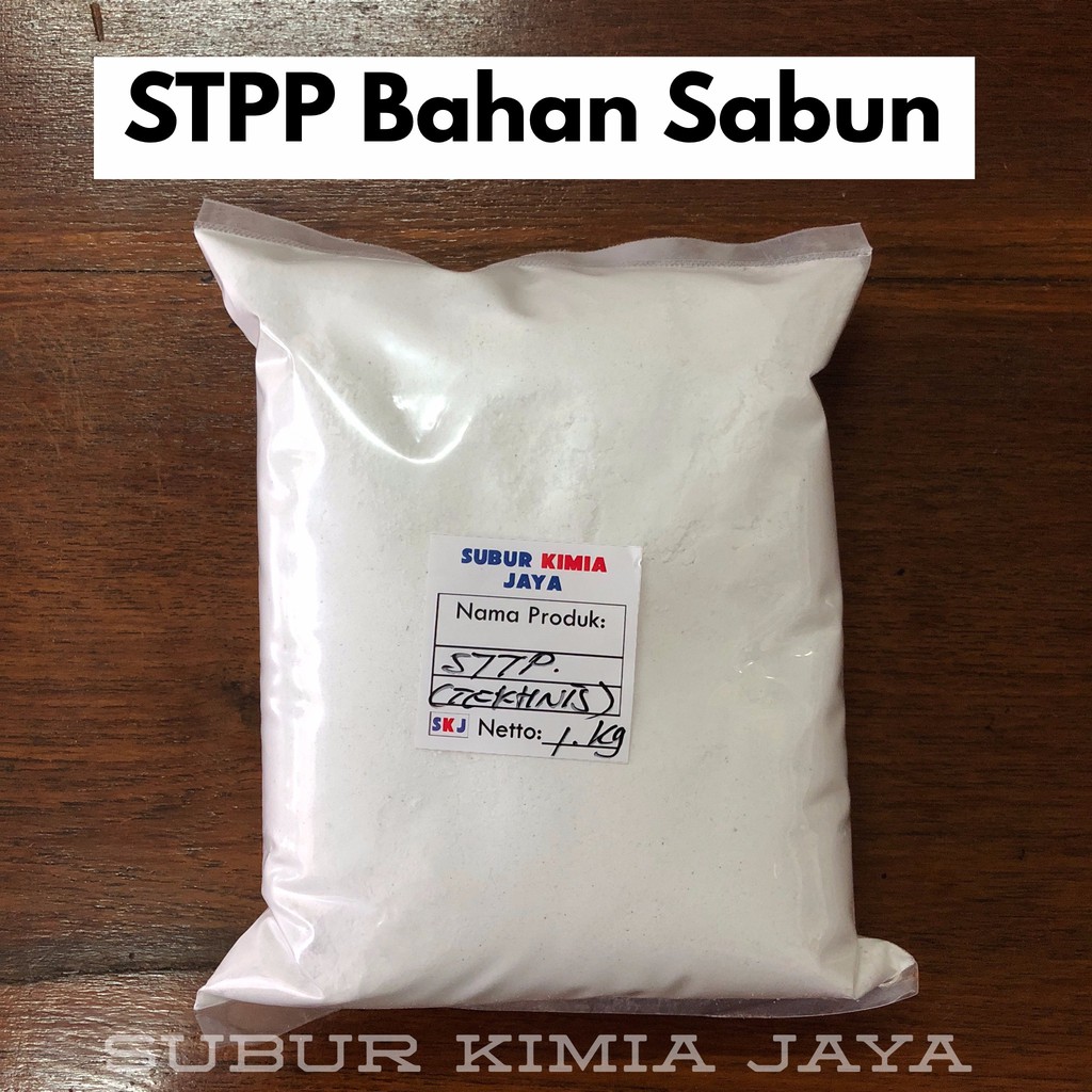 

STPP ( Sodium Tripolyphospate ) 1 Kg / Bahan Sabun