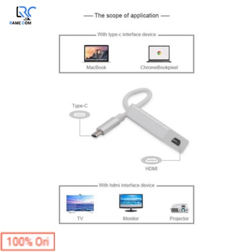 CONVERTER USB 3.1 TYPE-C TO HDMI / USB 3.1 TYPE C TO HDMI