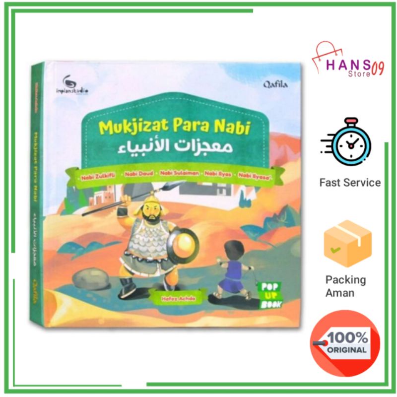 Pop Up Book Mukjizat Para Nabi : Nabi Dzulkifli, Nabi Daud, Nabi Sulaiman, Nabi Ilyas, Nabi Ilyasa'