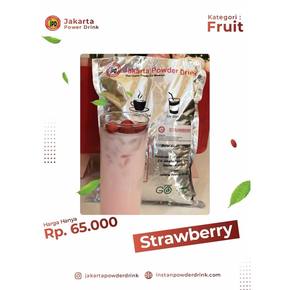 

Bubuk minuman Strawberry