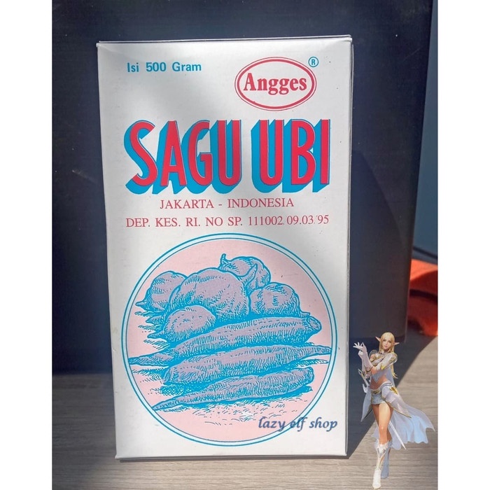 

D02D1 Sagu Ubi Angges 500Gr Tepung Kue Sweet Potato Sago Starch Da01D100