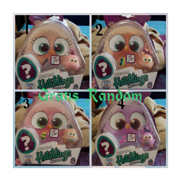 Promo Angry Birds Hatchlings Splash 3 hatchies  1 Surprise Pack murah Berkualitas