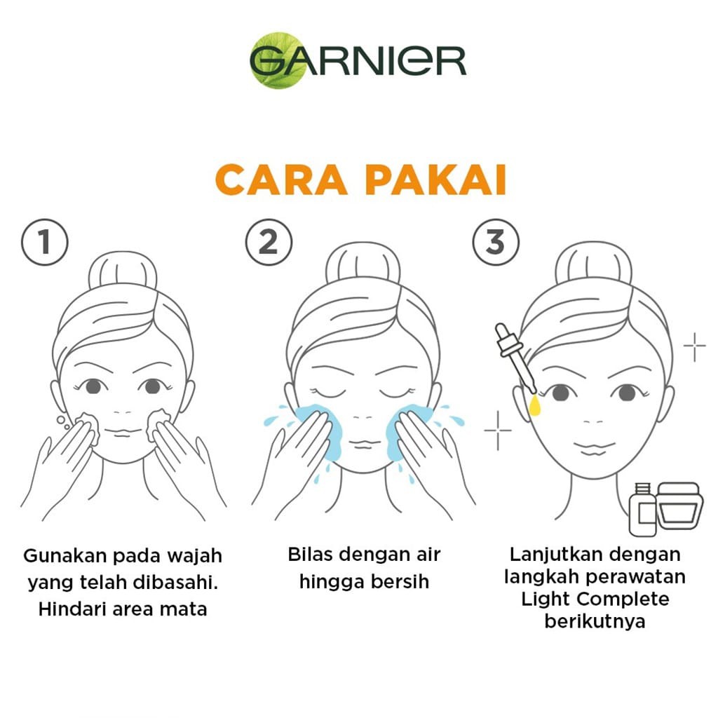 Garnier Bright Complete Brightening Face Wash 100ml
