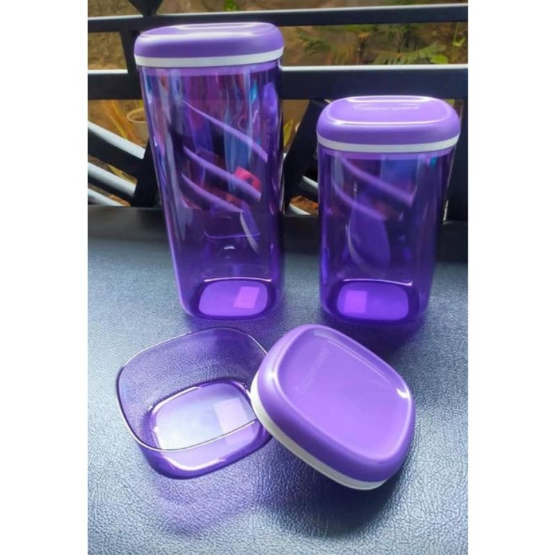 toples crystal canister ungu set tuperware (3)