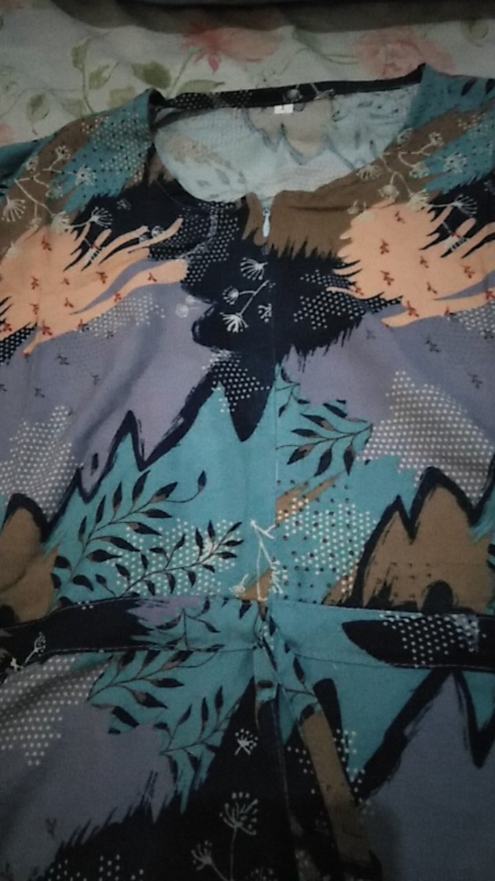 Cod Stelan Kemeja Katun Rayon. Pilih Warna Dan Motif Size L