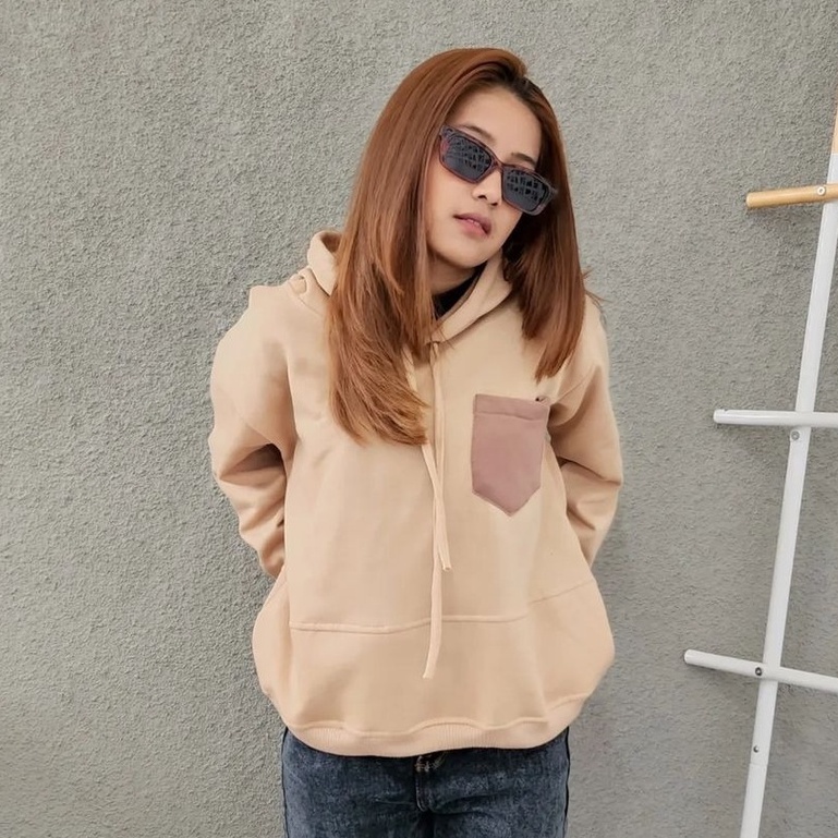 Mocha Pocki Hoodie - Jaket Hoodie Unisex Kekinian