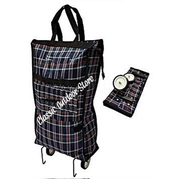 Tas Belanja Standard Trolley Travelling Lipat Roda 2