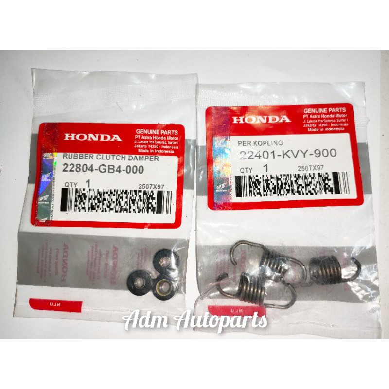 Per kampas Ganda set 3PC KVY+karet Ganda 3PC Beat Scoopy Vario 110 Vario 110 FI Vario 125 FI old Var