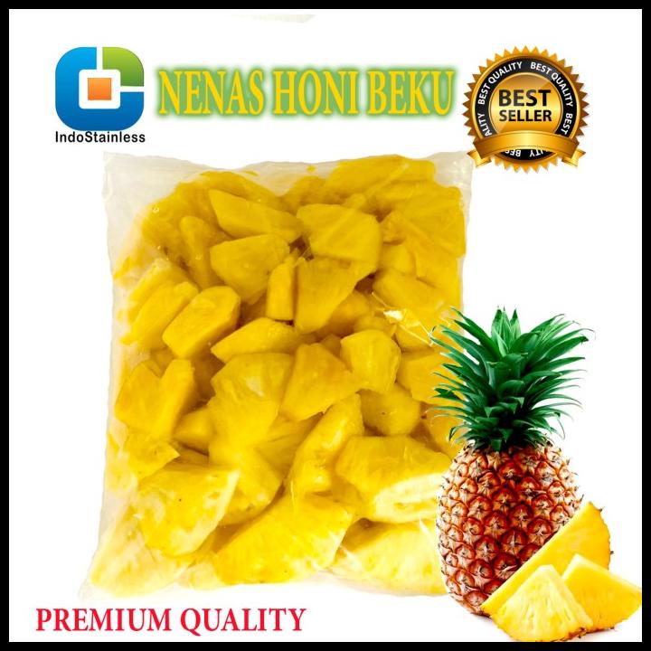 

Ready Daging Buah Nanas Nenas Honi Beku Frozen 1Kg Honey Pineapple
