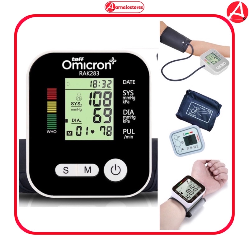 Pengukur Tekanan Darah Tensi Electronic Blood Pressure Monitor