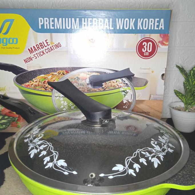 Best Seller] Premium Herbal Wok Pan Korea "Jagoo"
