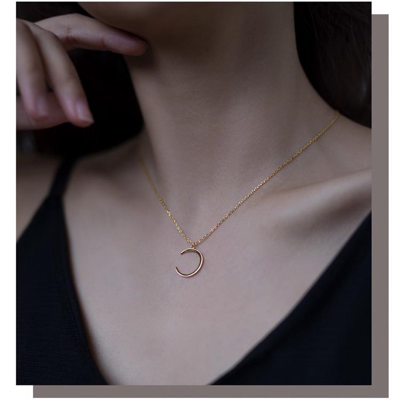 Kalung 925 Sterling Silver Kalung Moonlight Rantai Hadiah Ulang Tahun Hadiah Terbaik untuk Pacar