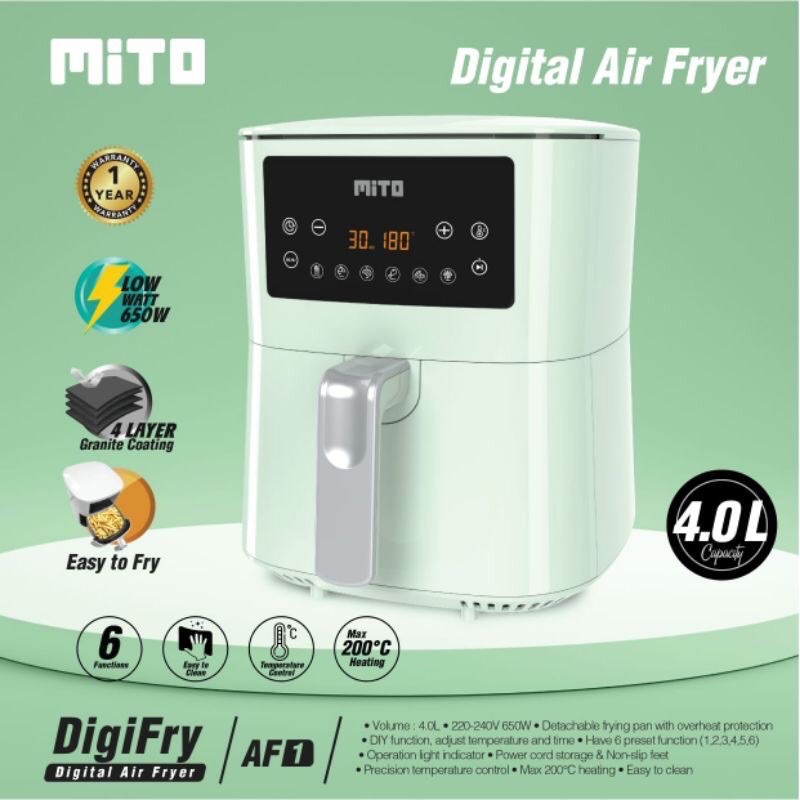 Digital air fryer