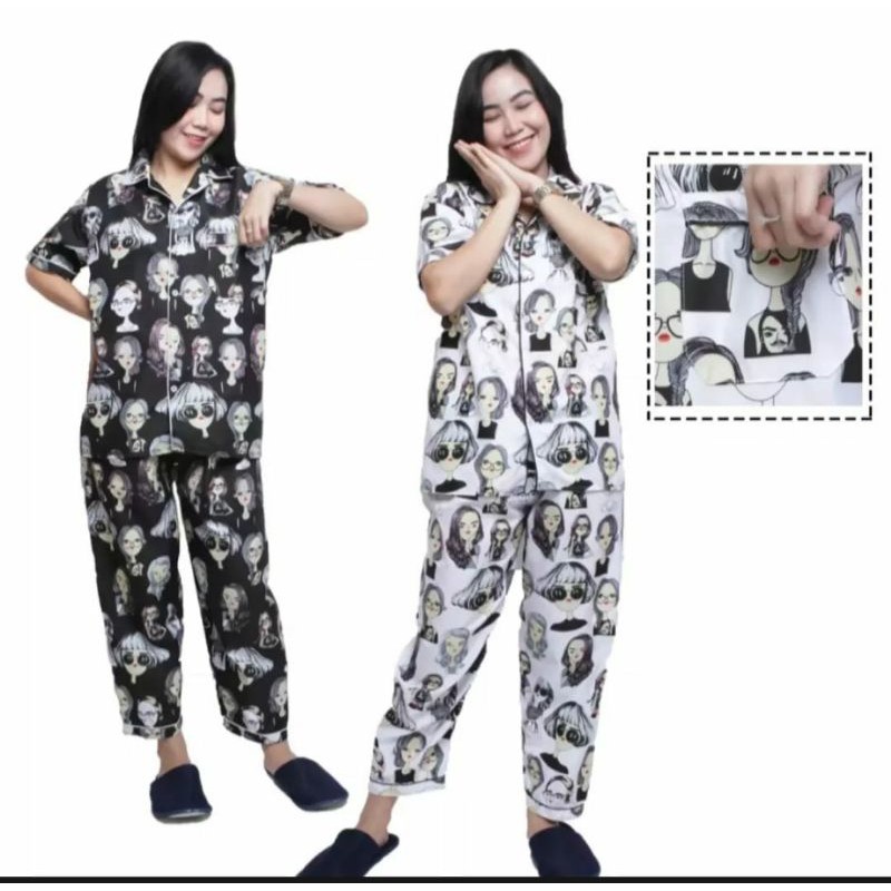 BAJU TIDUR DEWASA / PAKAIAN TIDUR PEREMPUAN / PIYAMA WANITA DEWASA