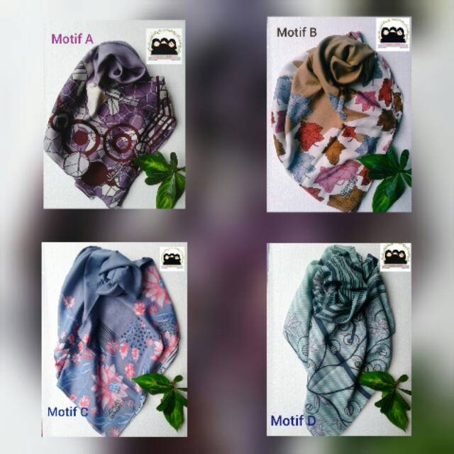 Jilbab Umama Scraf Osaka Pilih Motif Murah Jilbab Segiempat Murah