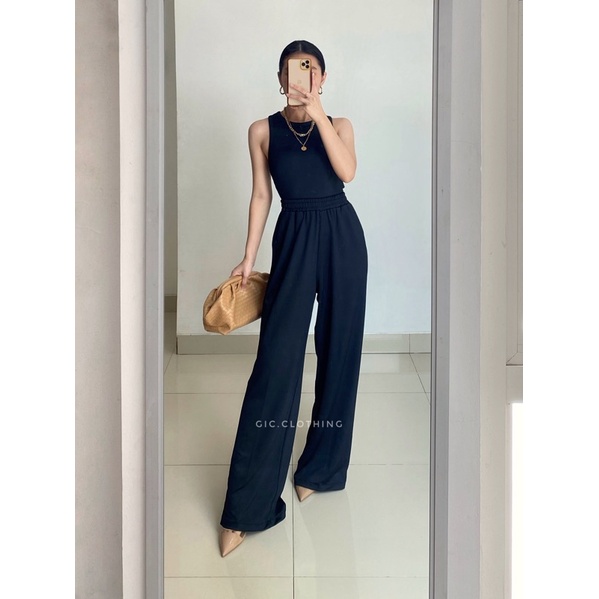 [GIC] Austine Tank Set-Black