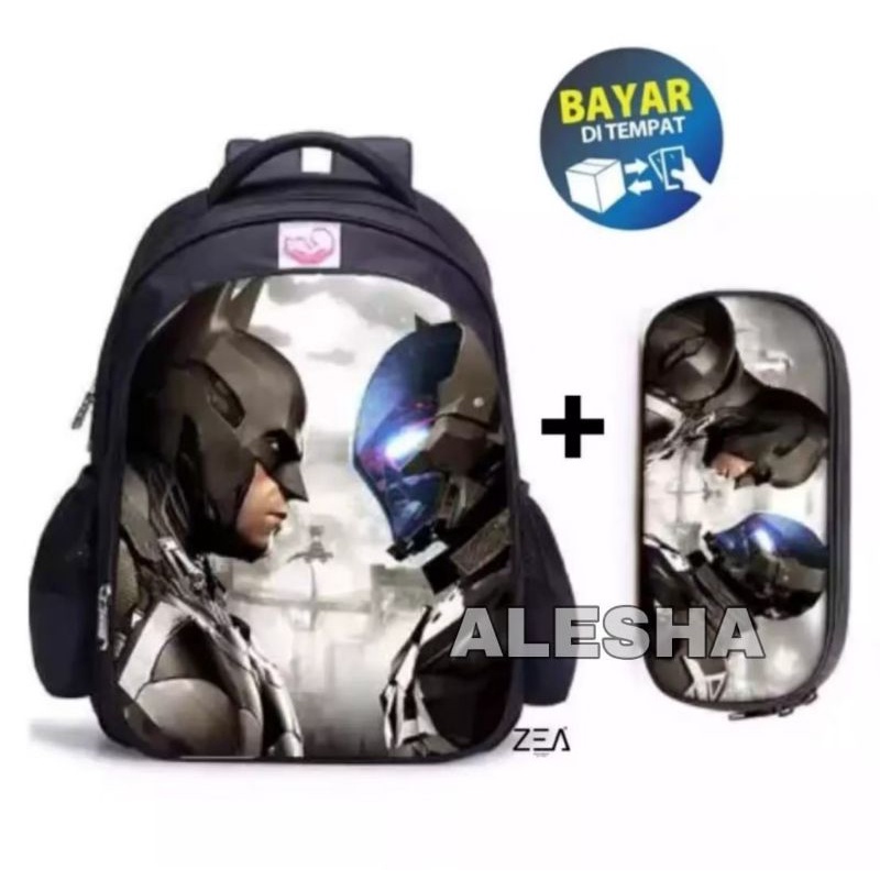 00Tas Ransel Fashion Sekolah Anak Laki Laki PAUD TK SD Marvel Super Hero