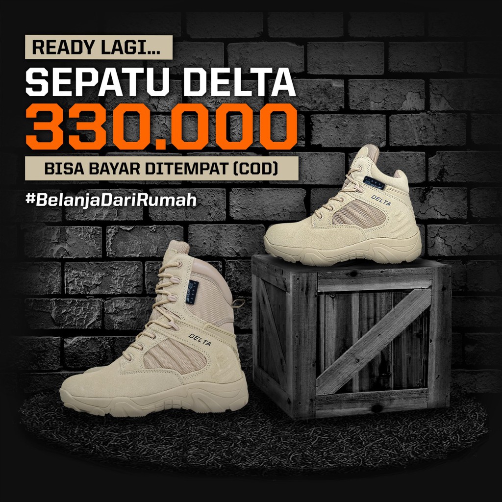  Sepatu  Delta  516 6 inch Original Import Coklat  Sepatu  