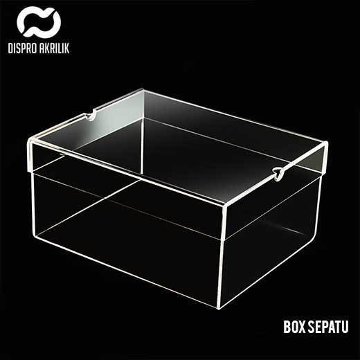 Kotak sepatu / Box sepatu / Display sepatu akrilik