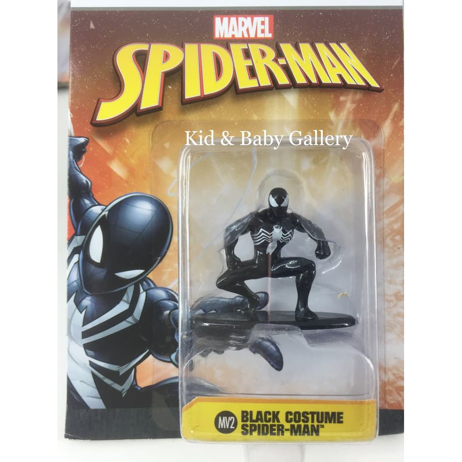 BLACK COSTUME SPIDER-MAN - JADA METAL NANO MARVEL SPIDERMAN