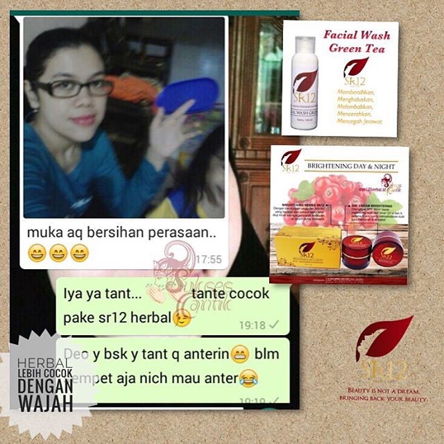 CREAM PENCERAH BPOM AMAN / KRIM SPF BRIGHTENING DAY &amp; NIGHT SR12 / MENYAMARKAN NODA HITAM