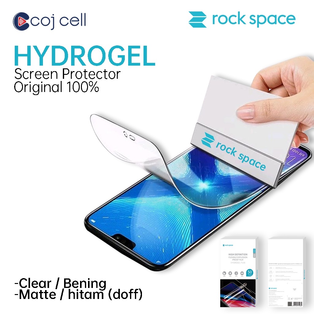 Jual ROCK SPACE HYDROGEL SCREEN PROTECTOR 100 ORIGINAL Indonesia