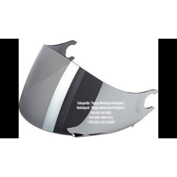 VISOR KACA HELM KHUSUS HELM SHARK SKWAL ORIGINALFRANCE SILVER IRRIDIUM