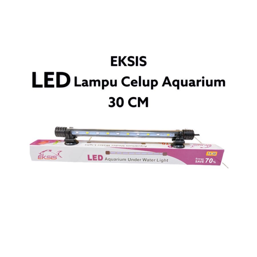 LAMPU CELUP AQUARIUM 30 CM EKSIS T4-30 SAVE ENERGY 70%