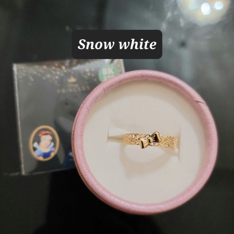 Cincin princess disney ariel, belle, aurora, snow white, cinderella new UBS kadar 8K 375