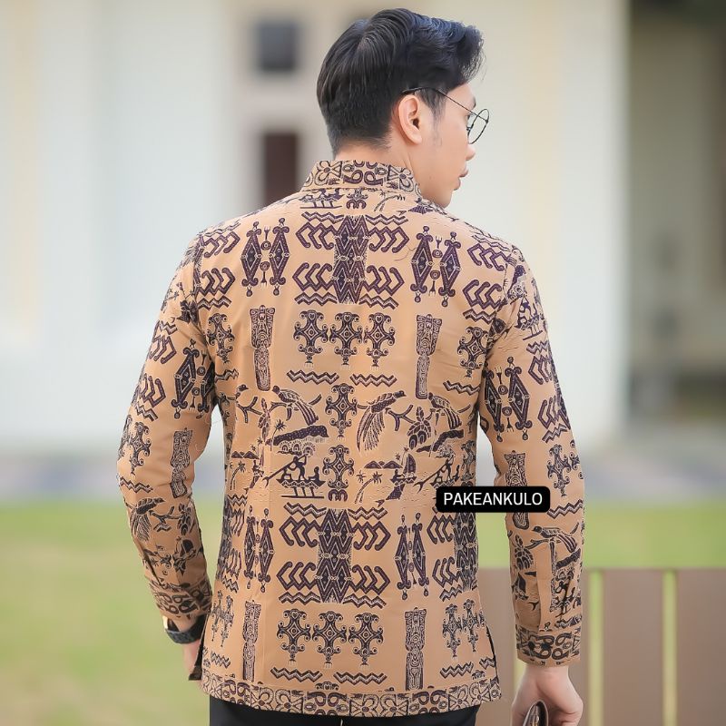 Batik Premium Pria Slimfit || Motif Brawijaya