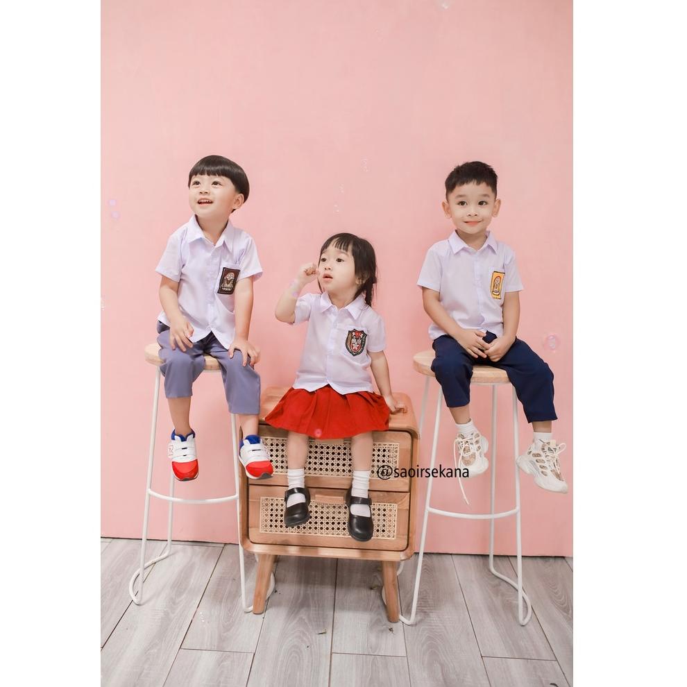 [KODE PRODUK 6QJYZ8340] baju seragam sekolah SD SMP SMA bayi batita balita anak laki-laki perempuan 