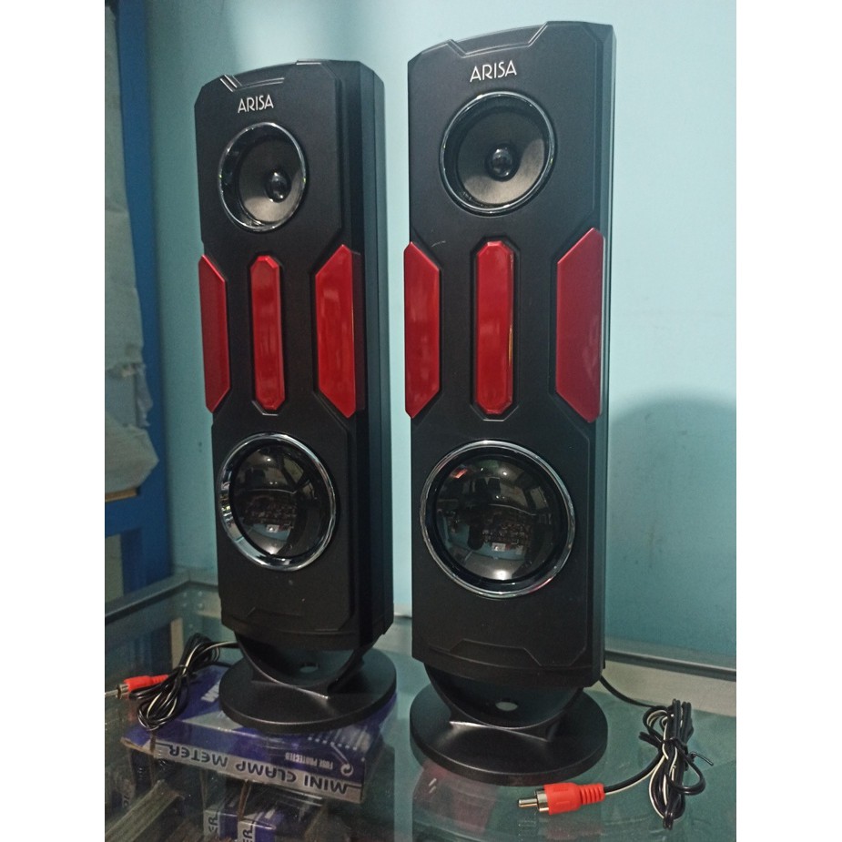 STAND SPEAKER HOME THEATER ARISA JERNIH SEPASANG