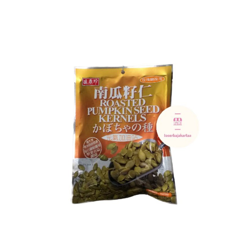 

Trico Kuaci Panggang/Roasted Pumpkinseed Kernels