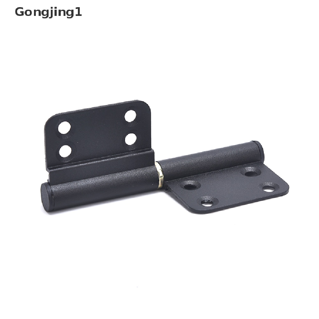 Gongjing1 X2 Engsel Pintu Bahan Aluminum Warna Hitam Ukuran 4inci Dapat Dilepas Untuk Dapur