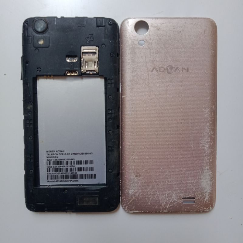 mesin Advan s50 4g i5g normal