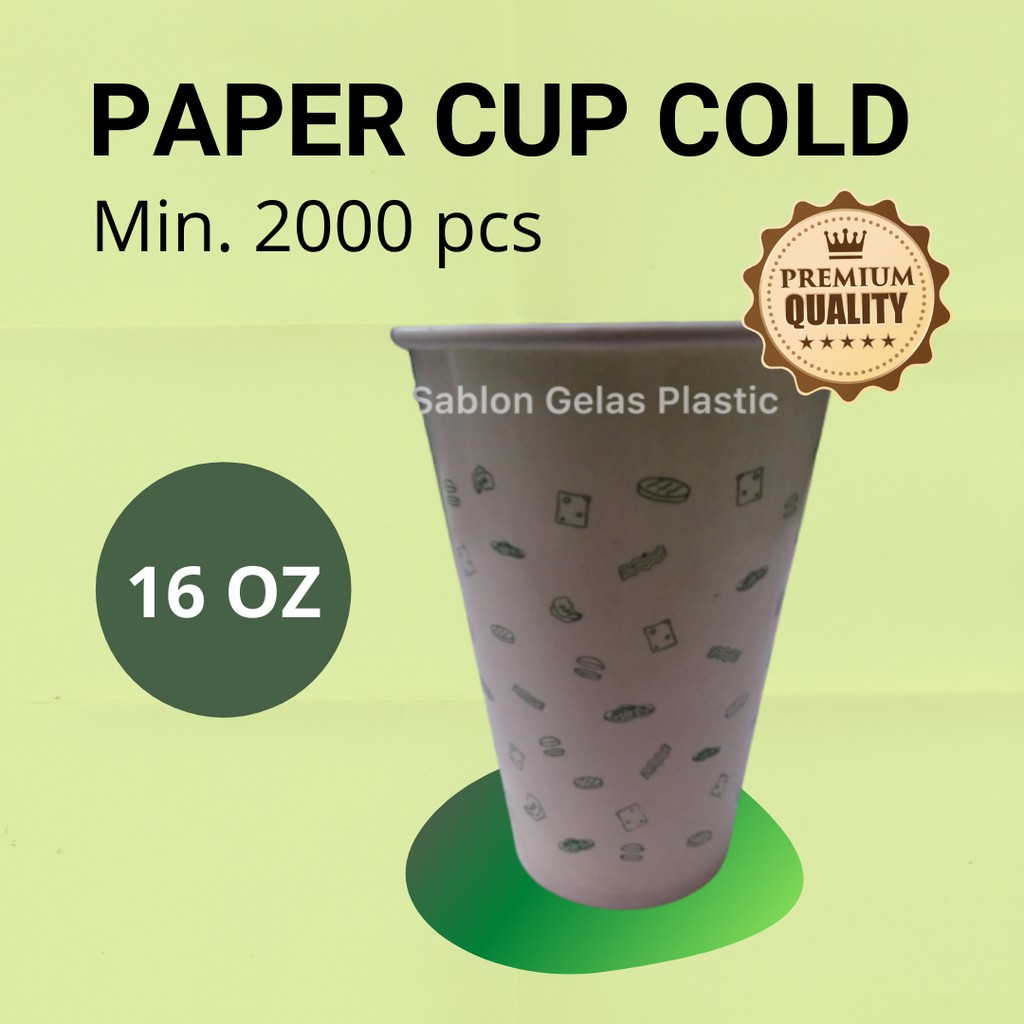

PAPER CUP SABLON GELAS COLD 16OZ MIN. 2000 PCS