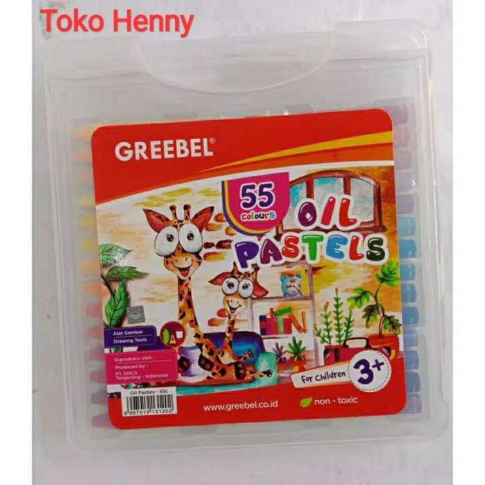

Crayon Greebel Oil Pastels isi 55 warna