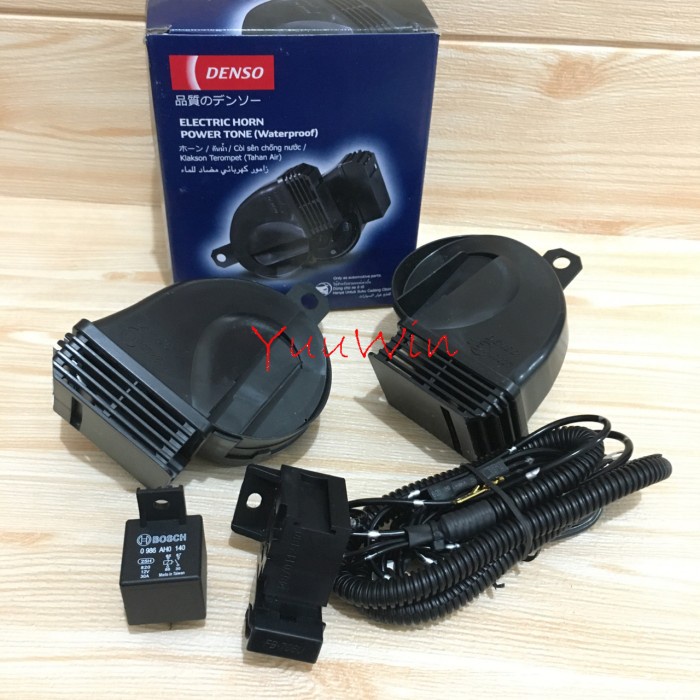 Jual PAKET KLAKSON KEONG DENSO SET WATERPROOF 3390 POWER TONE RELAY