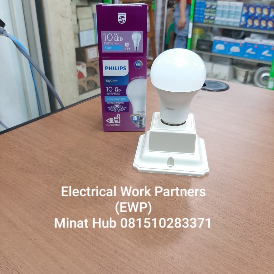 BOHLAM LED PHILIPS 10 WATT PUTIH