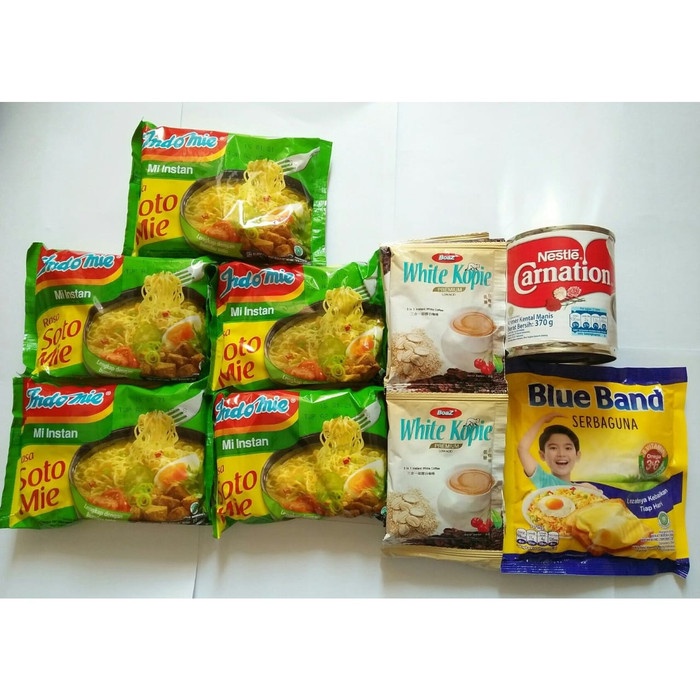 

ds201vvs Paket 9 Mie Soto 5 Pcs,Boaz White Coffee 10'S 1,Carnation 1,Blueband 1 Ffa2D01A1