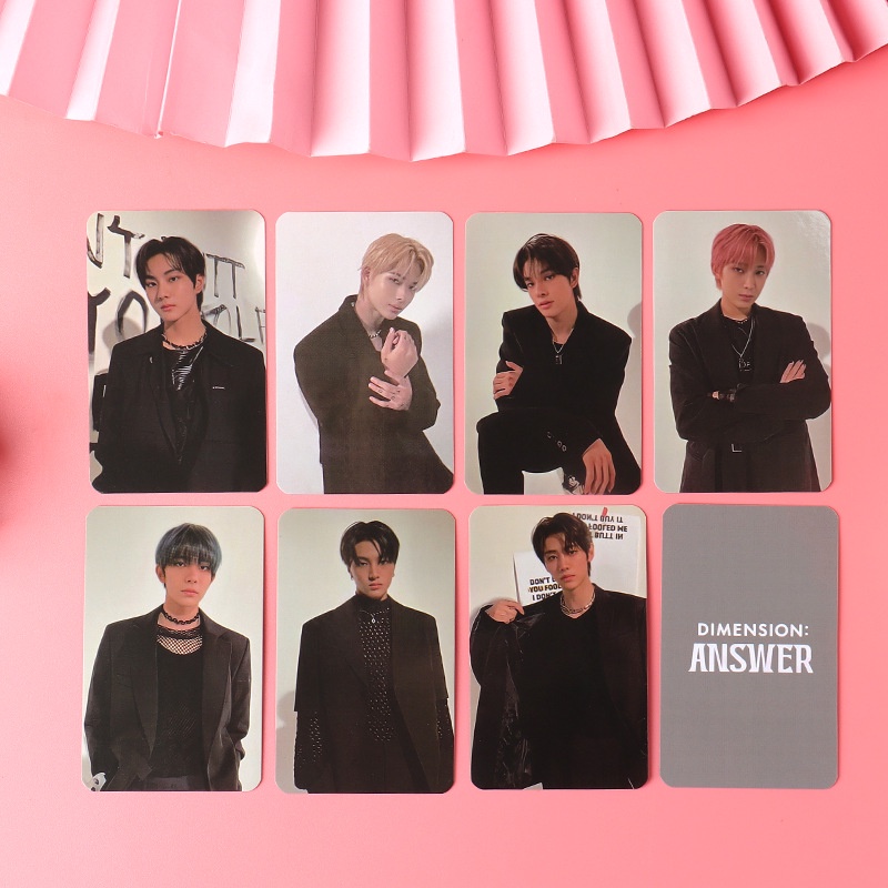 7pcs / Set Kartu Lomo Foto Kpop Enhypen Dimension Untuk Koleksi Fans