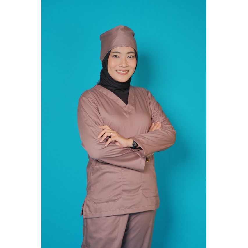 Baju Ok Oka Atasan | APD Baju Jaga Petugas Medis Perawat Dokter (Hanya Atasan)